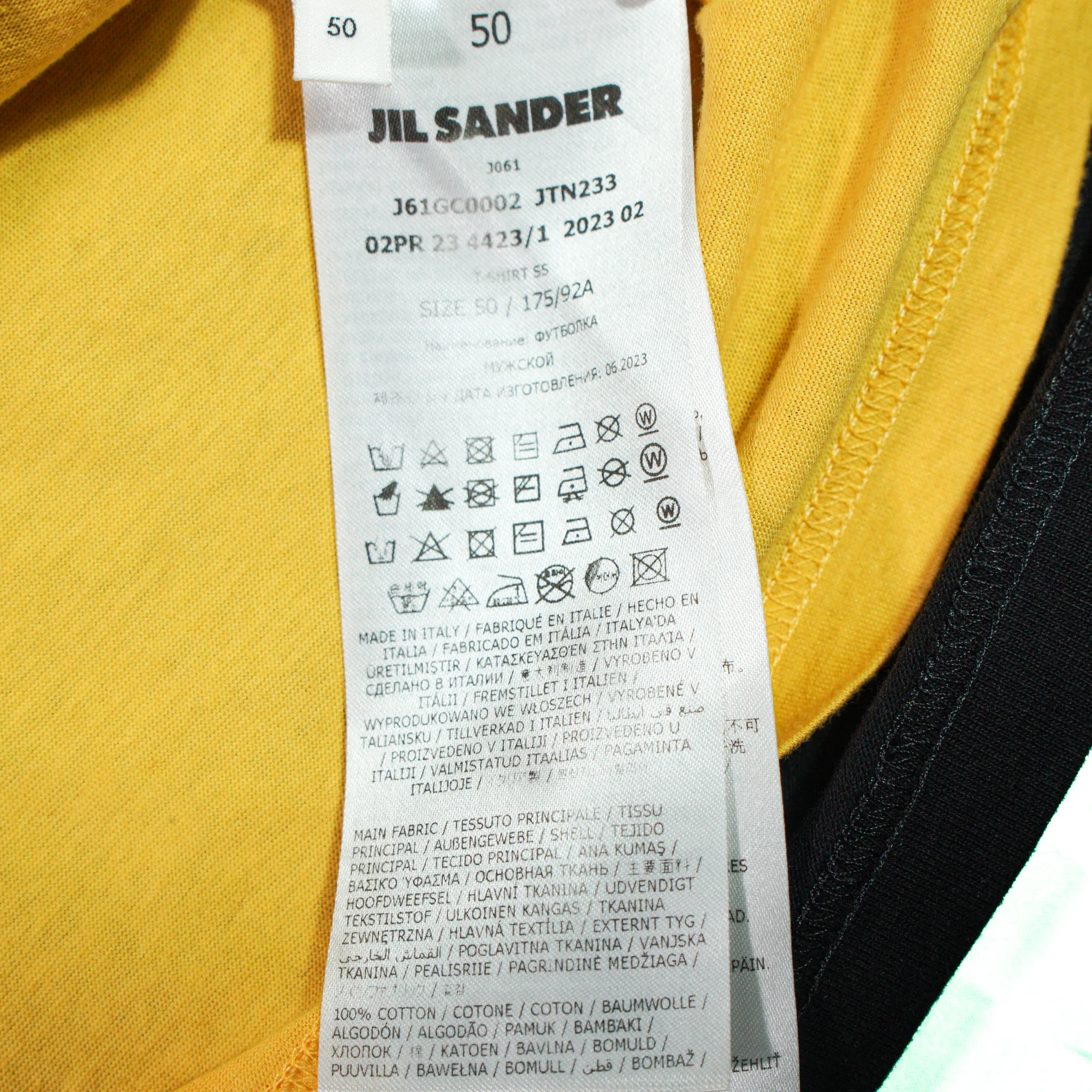 Jil Sander & Marcelo Miracles double t-shirt black 5