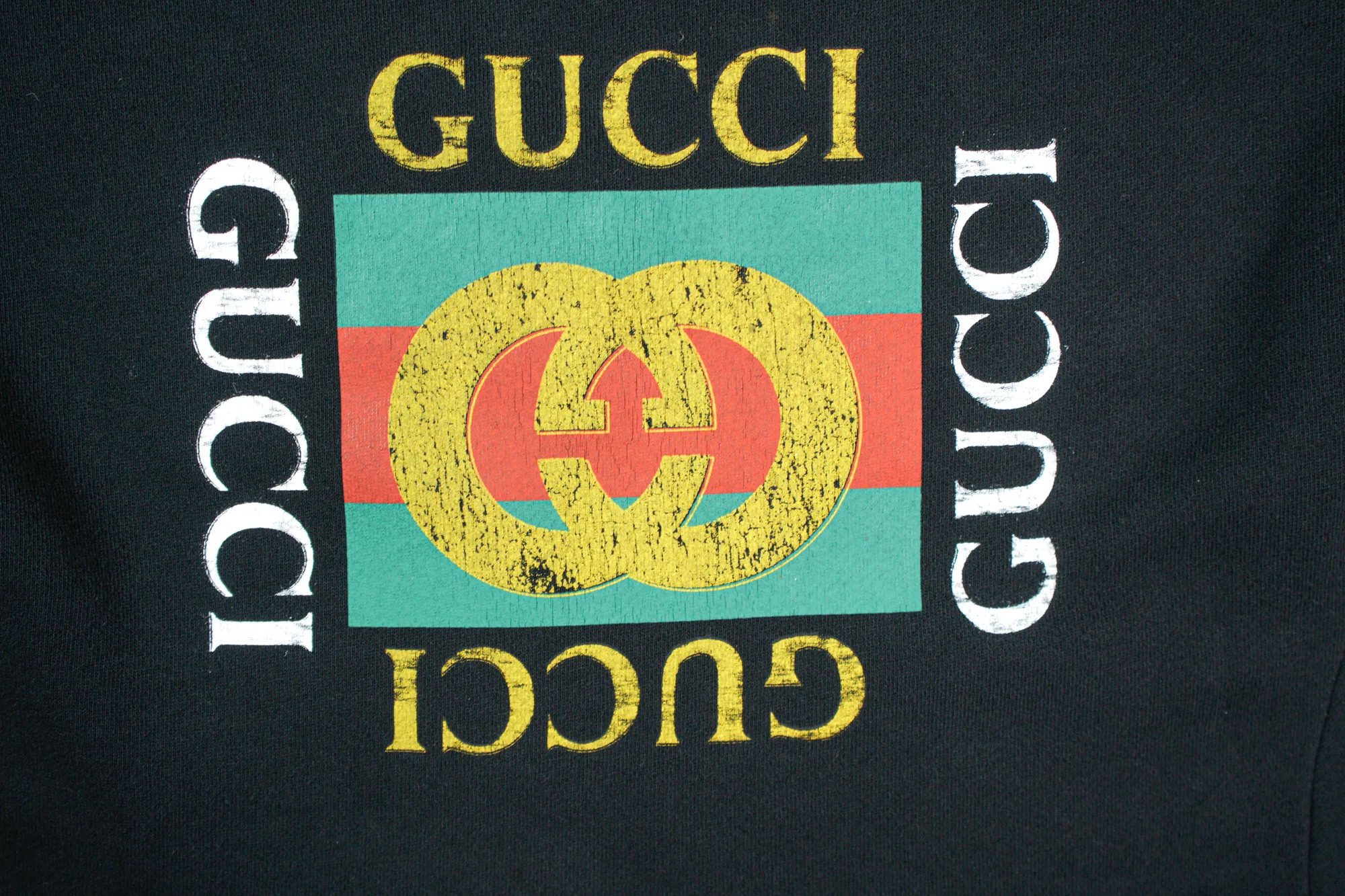 Gucci box logo long sleeve black 2