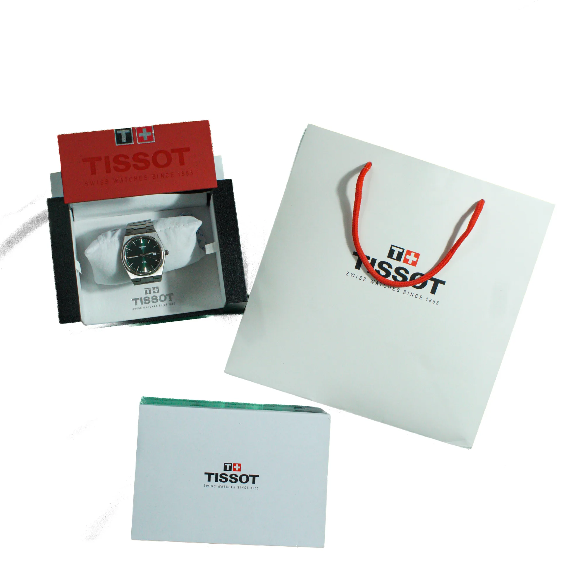 Tissot prx green watch 2