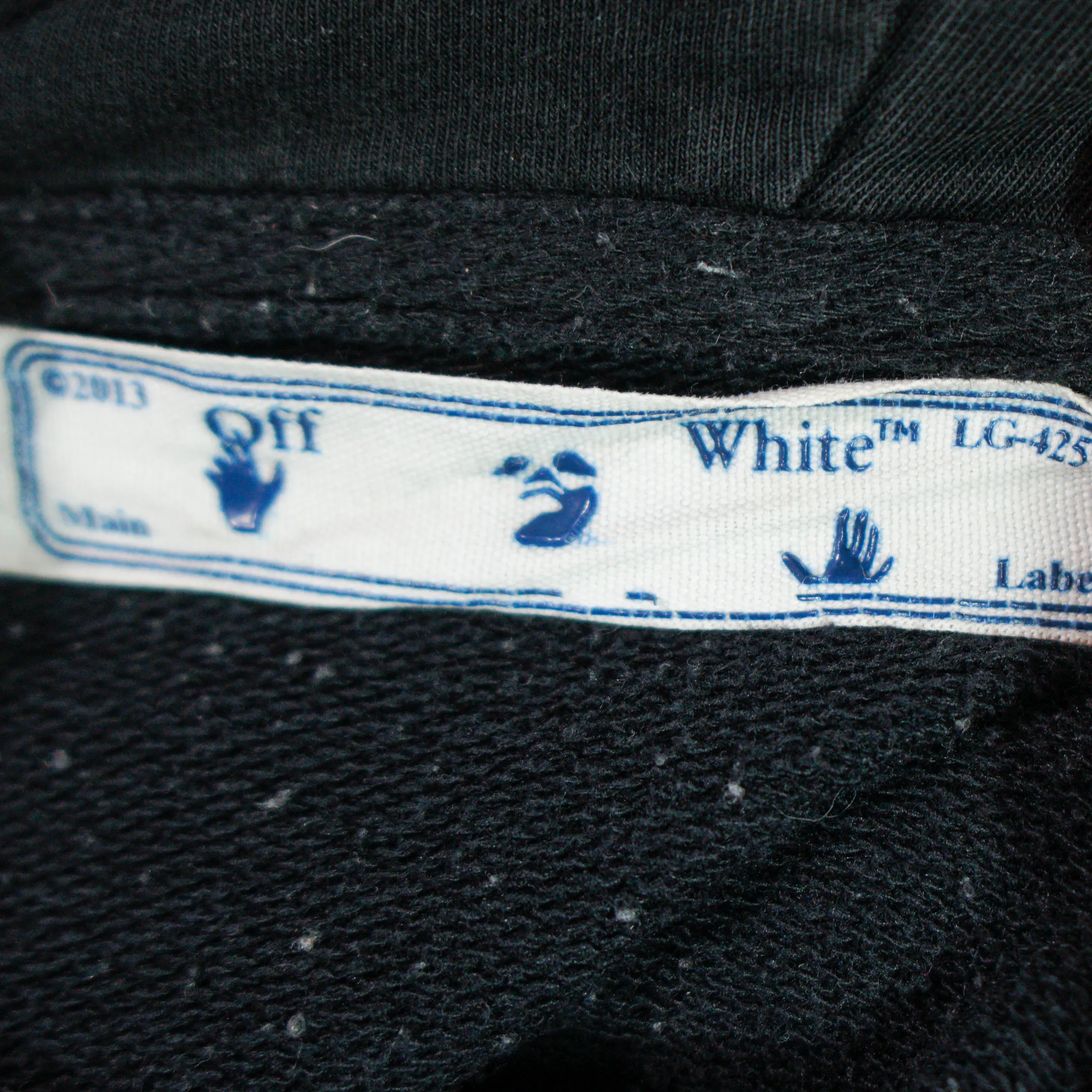 Off White hoodie Carravagio boy black 4