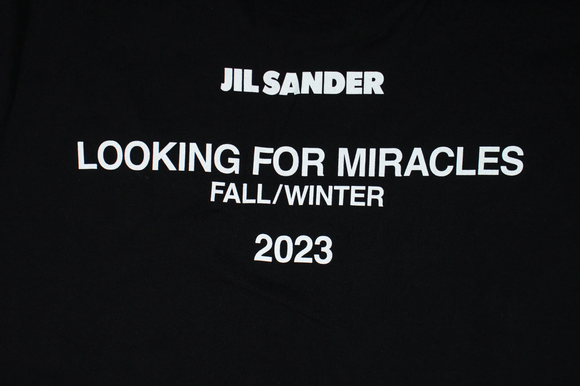 Jil Sander & Marcelo Miracles double t-shirt black 3