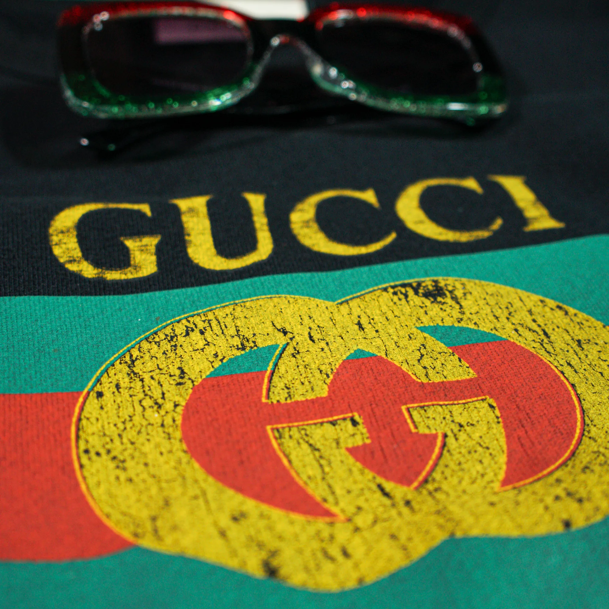 Gucci box logo long sleeve black 8