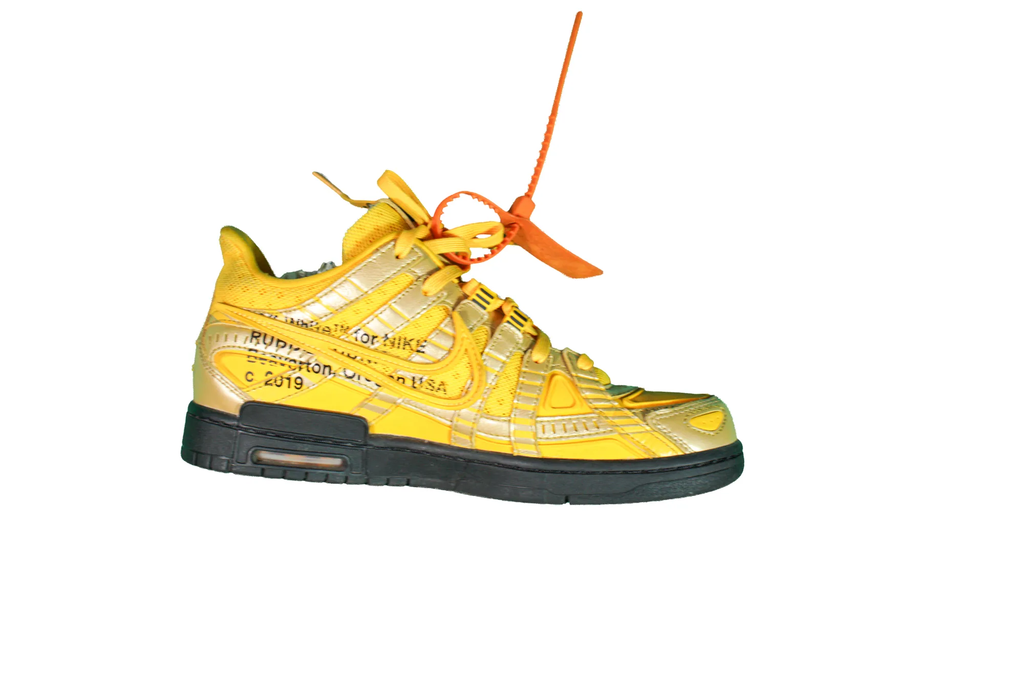 Nike & Off White rubber dunk yellow 4