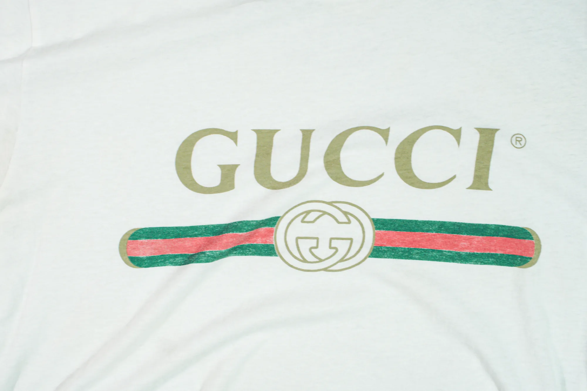 Gucci Vintage classic logo t-shirt white 2