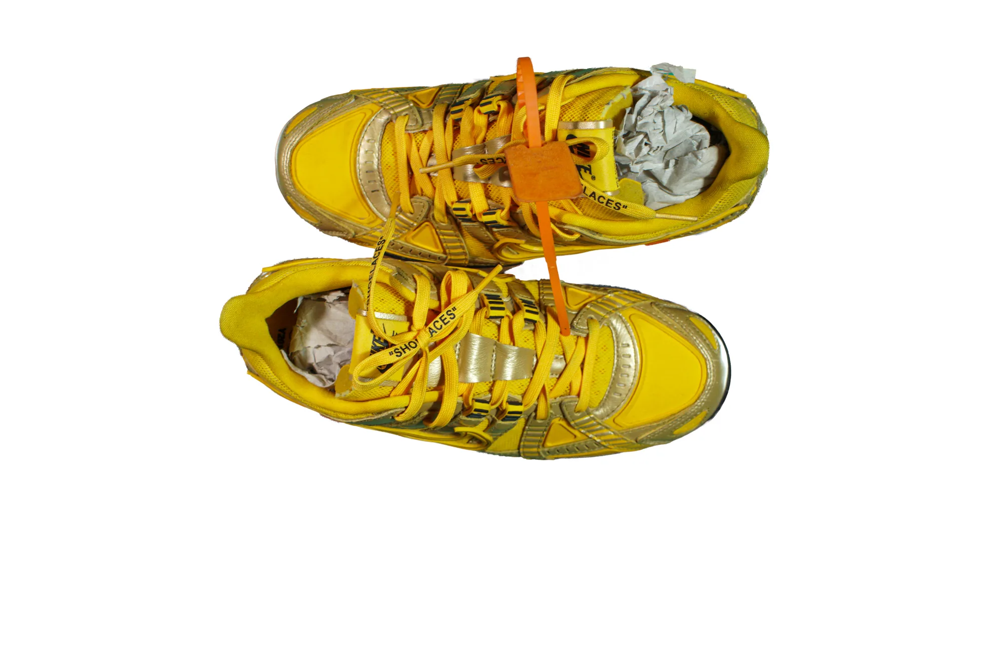 Nike & Off White rubber dunk yellow 2