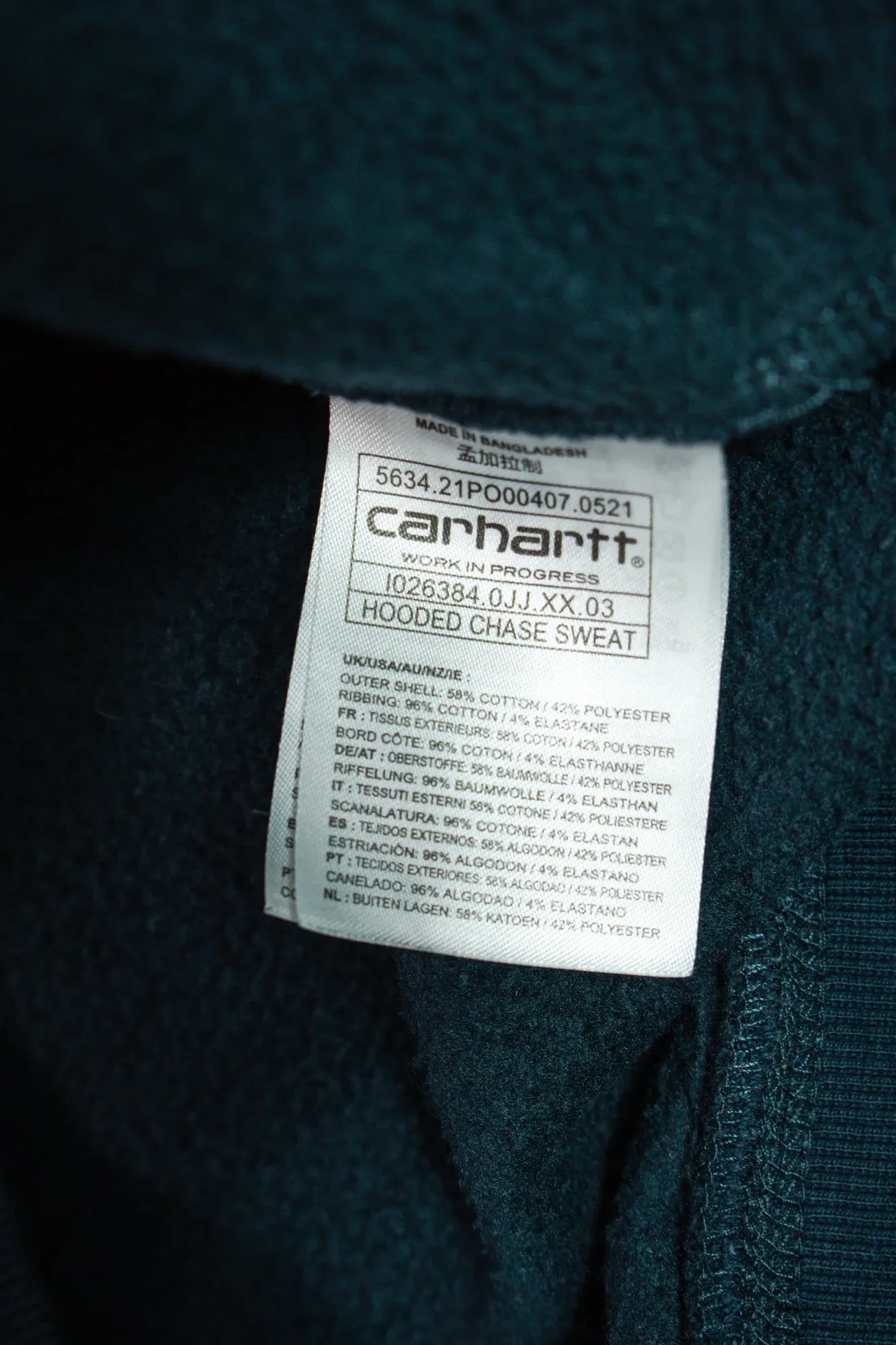 Carhartt WIP green hoodie 4