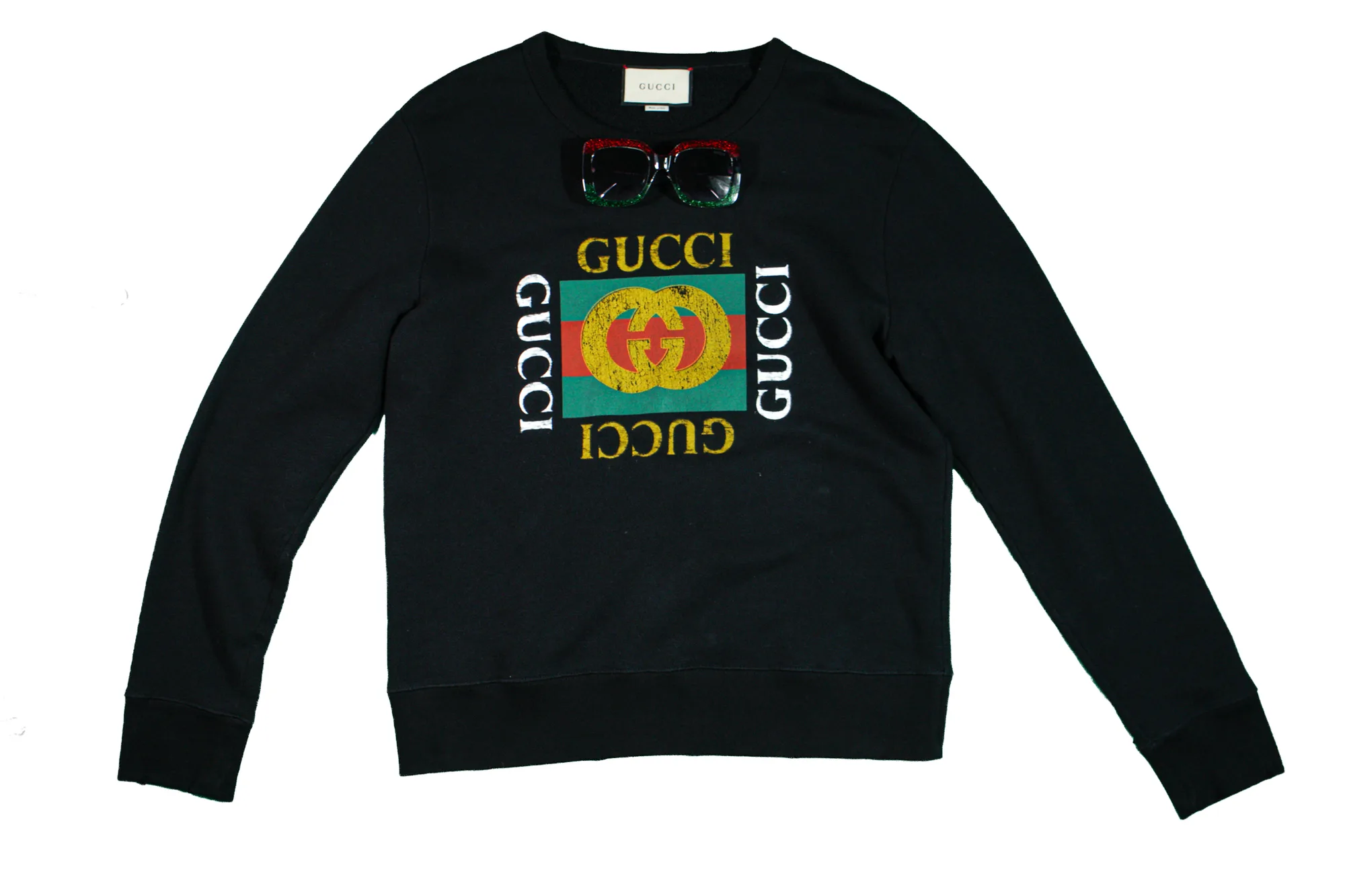 Gucci box logo long sleeve black 6