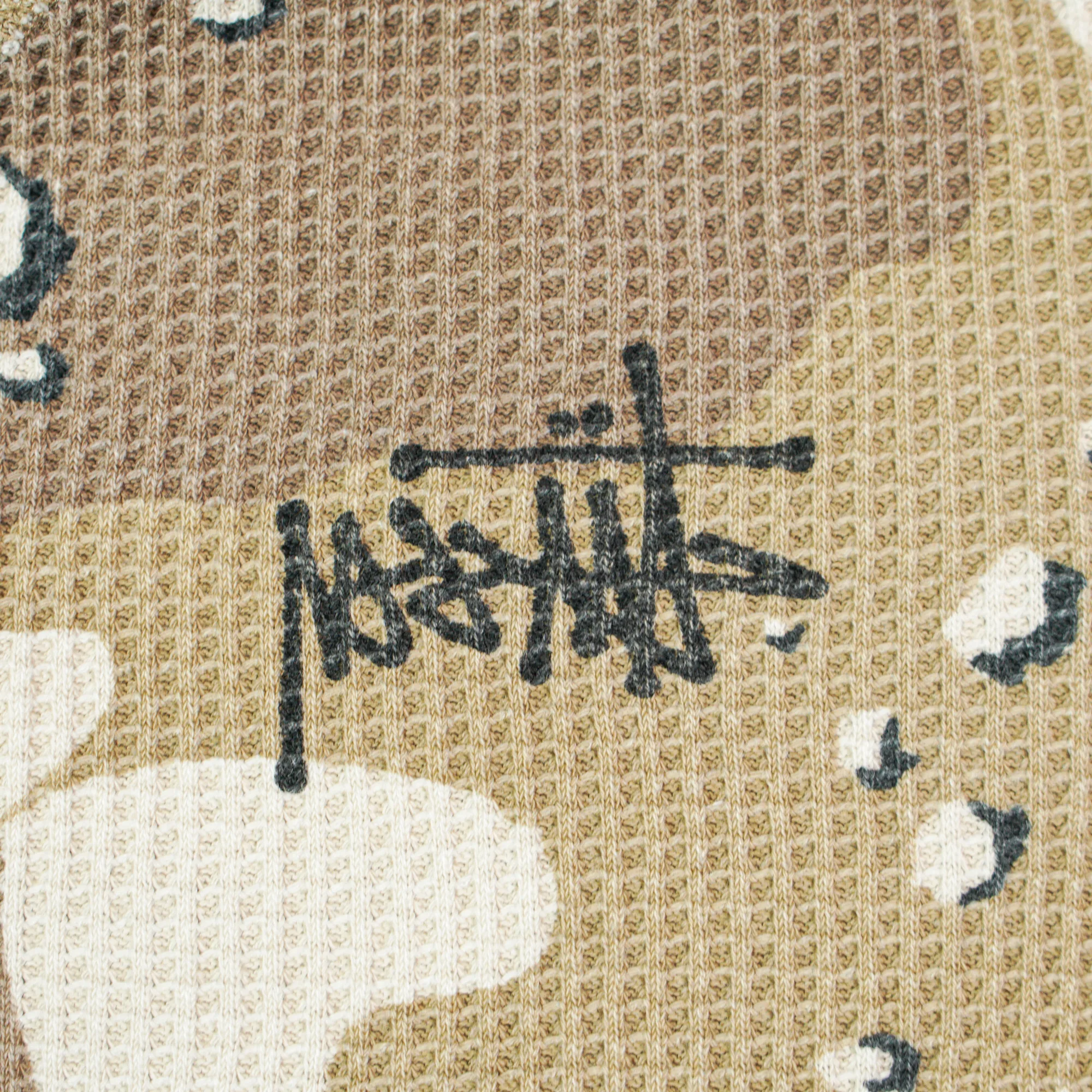 Stussy desert camo waffle long sleeve 3