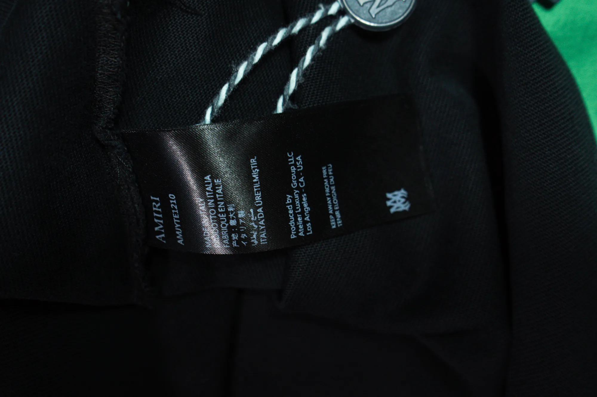 Amiri sunny place logo t-shirt black 7