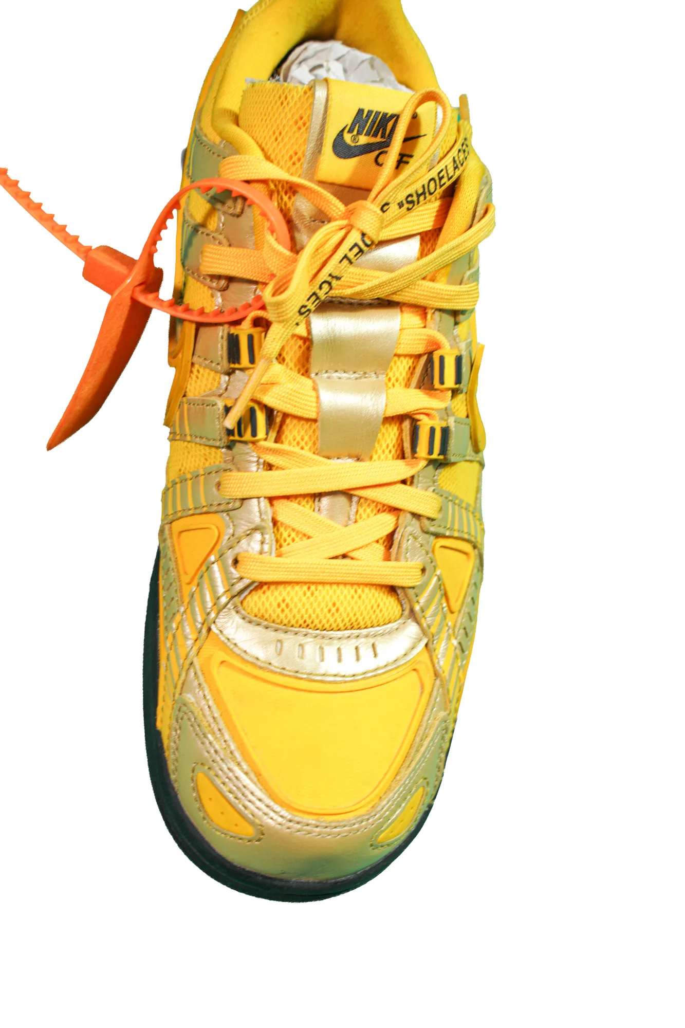 Nike & Off White rubber dunk yellow 6