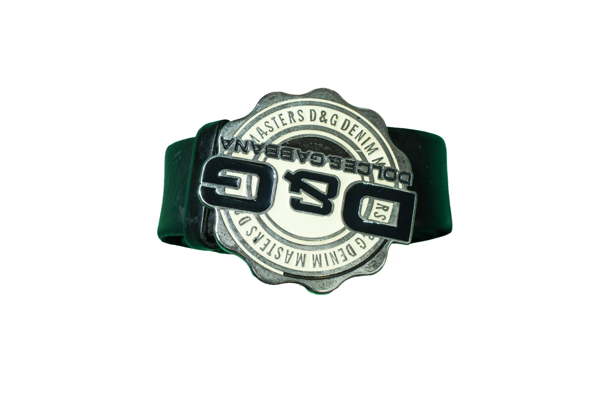 D&G big logo leather belt 2