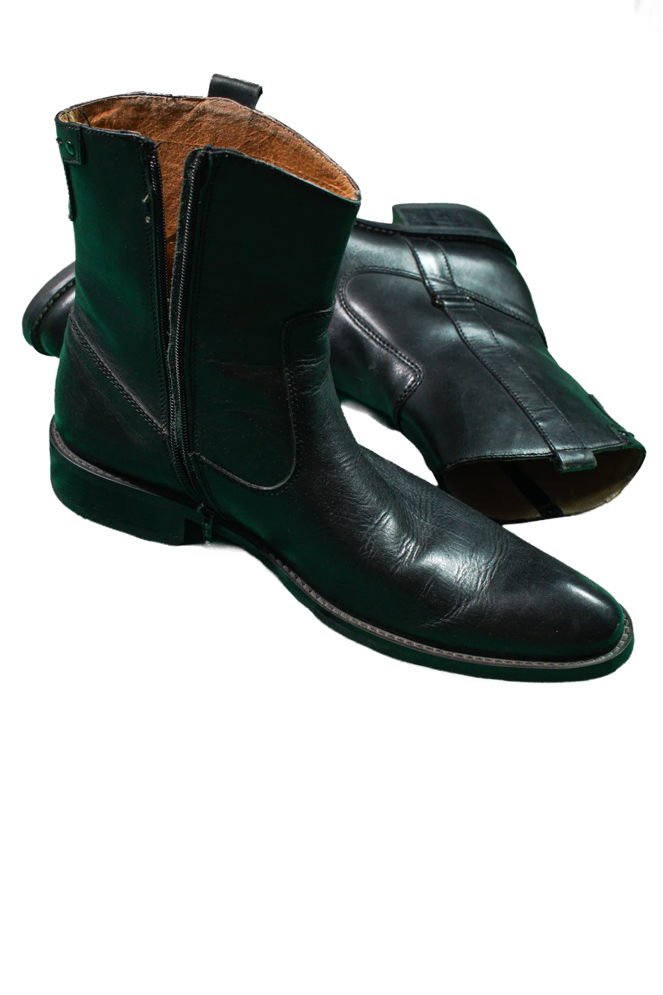 Rockstone Leather Black Boots 2