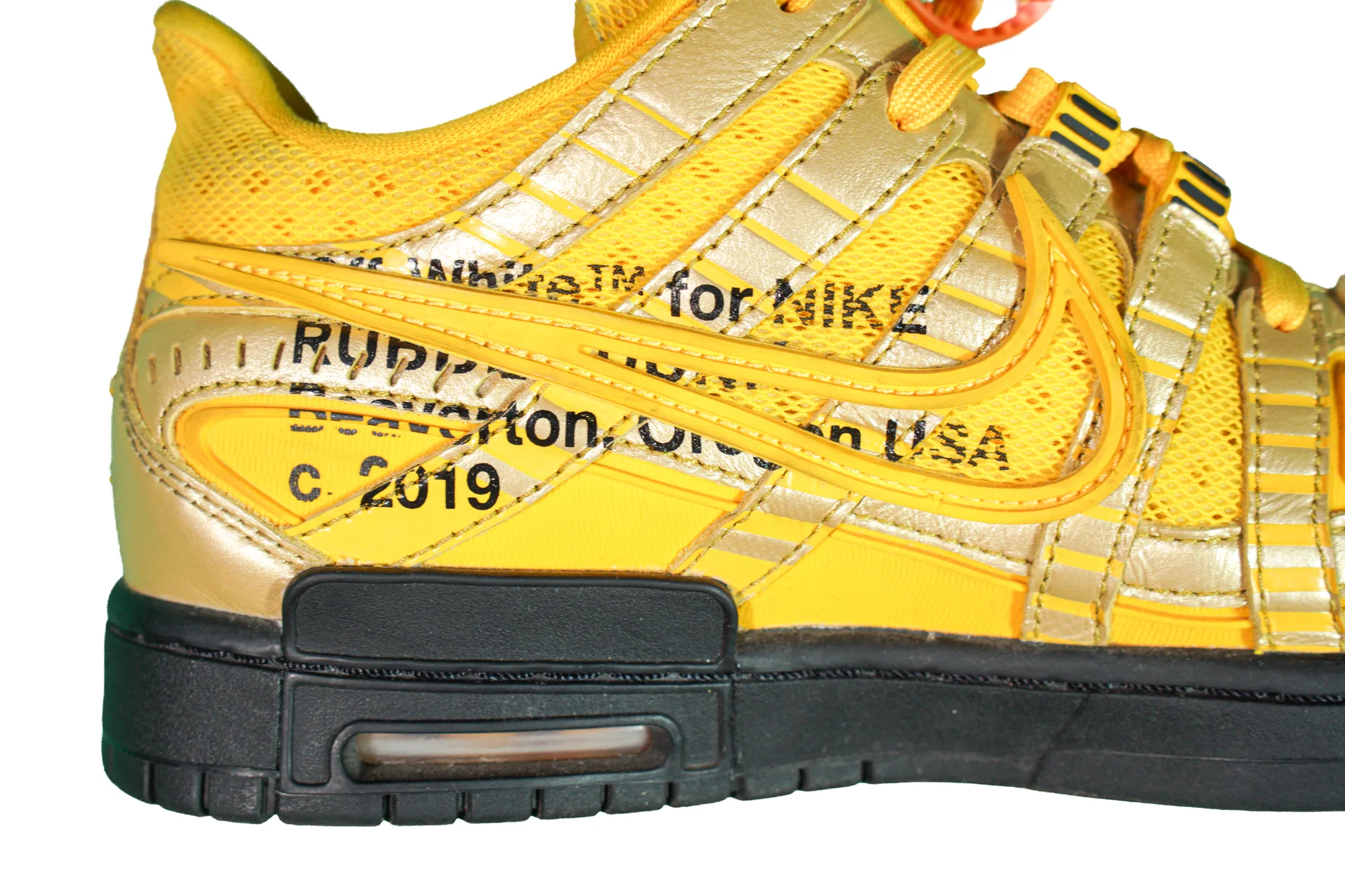 Nike & Off White rubber dunk yellow 5