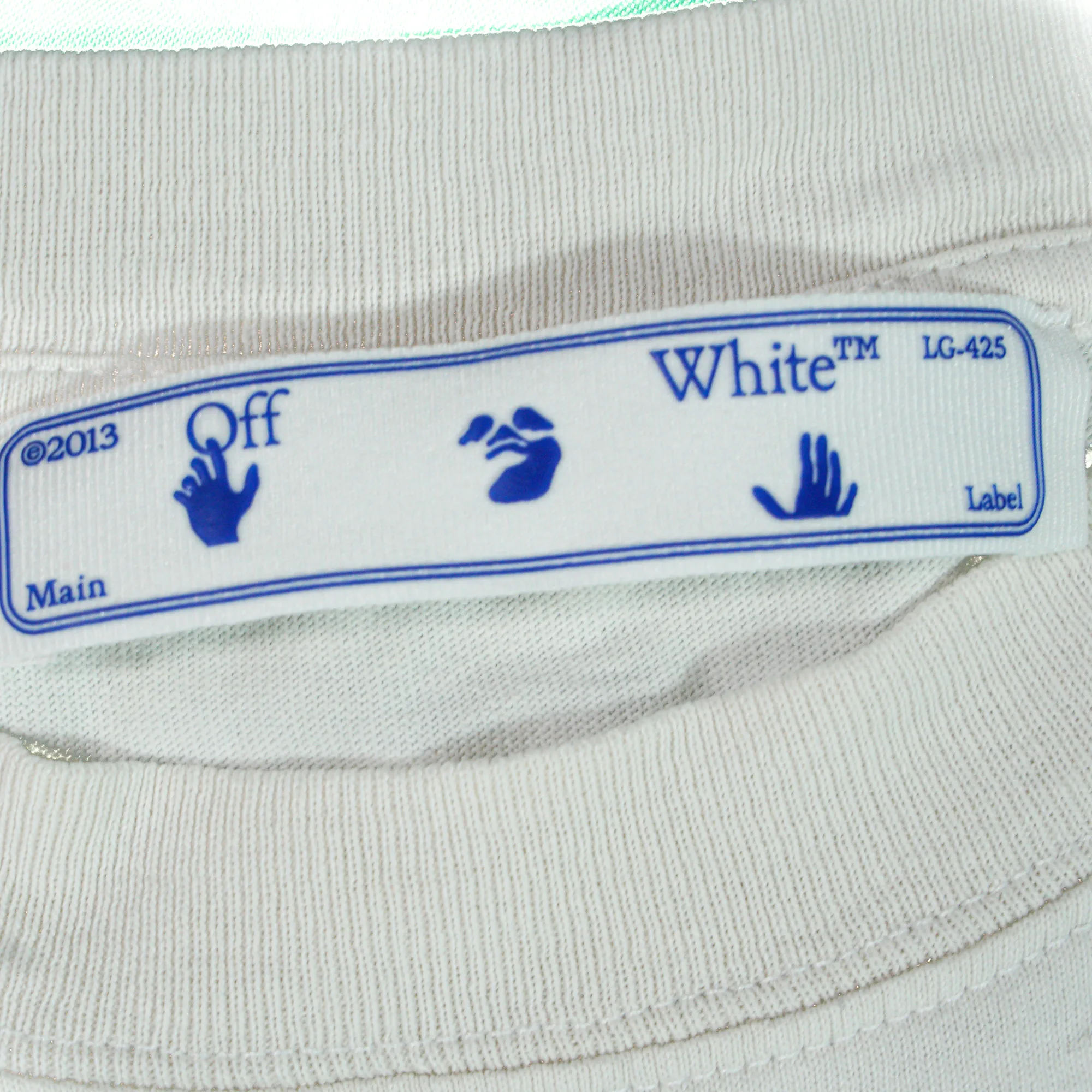 Off White Slim Fit white t-shirt 4