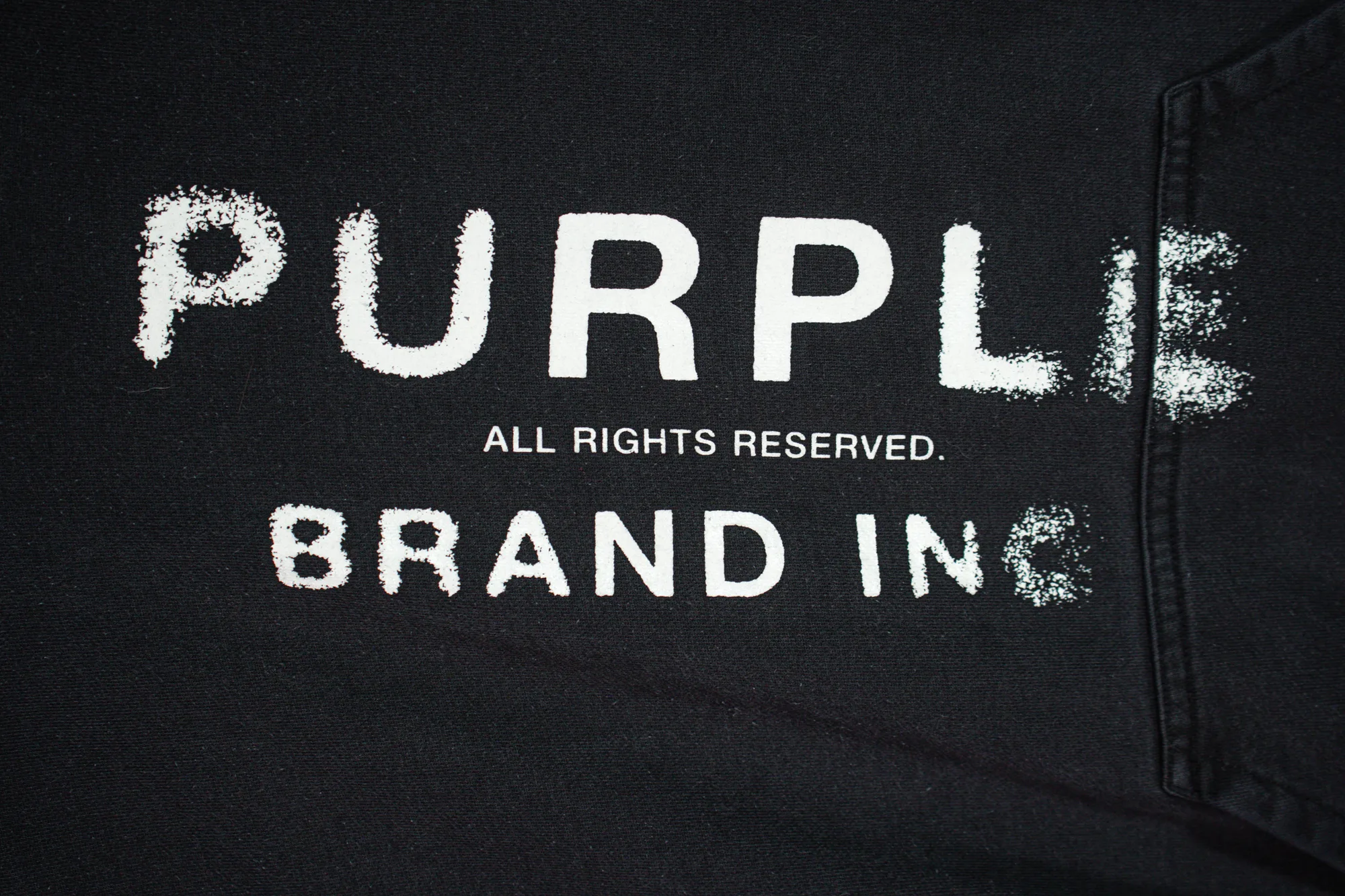 Purple Brand black hoodie 3