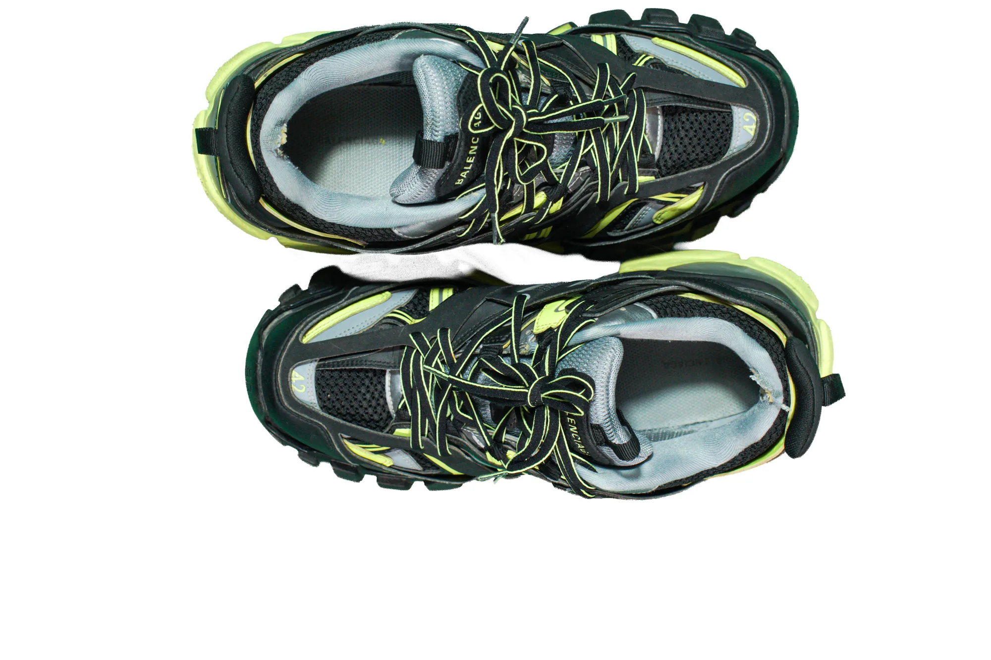 Balenciaga track black/acid sneakers 2