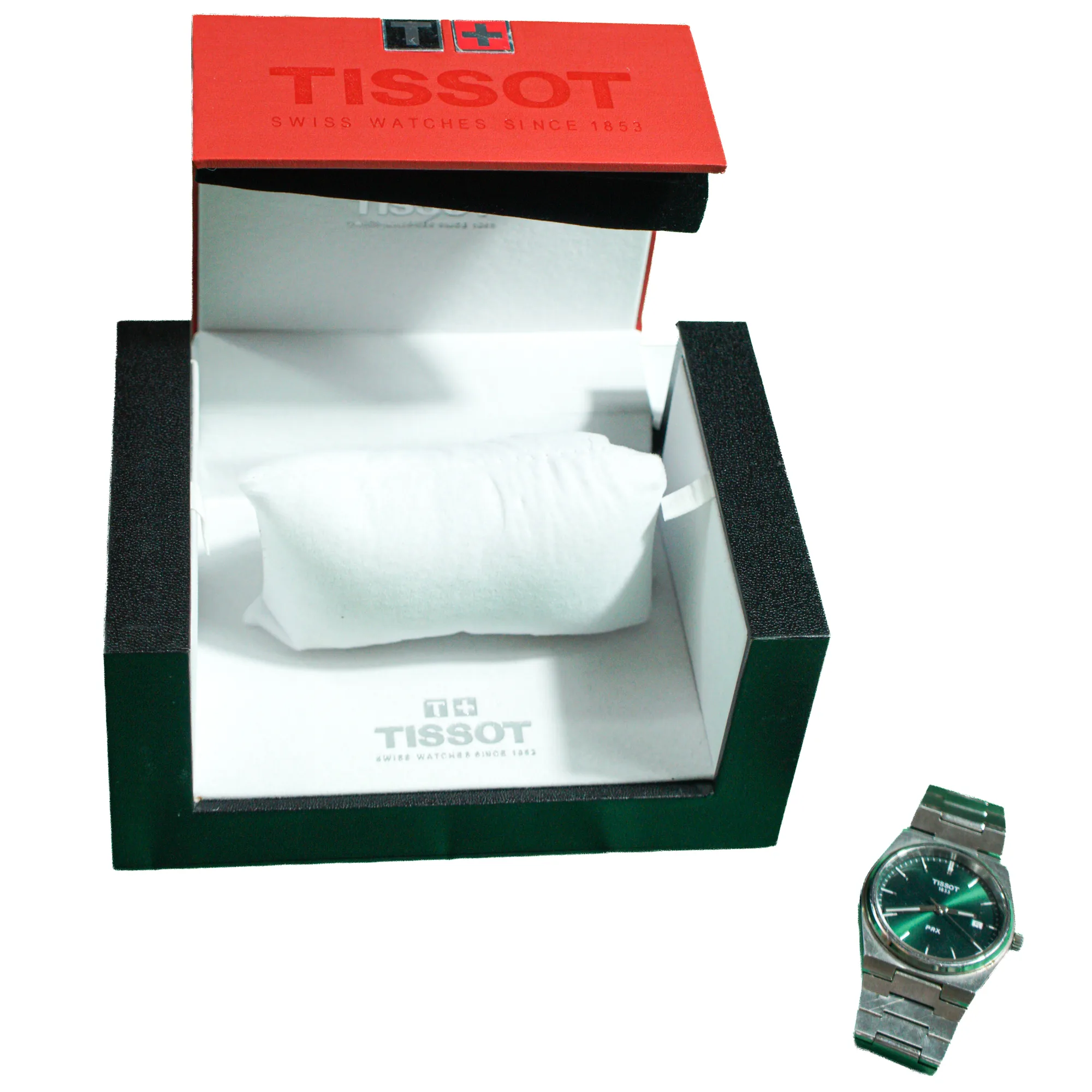 Tissot prx green watch 5