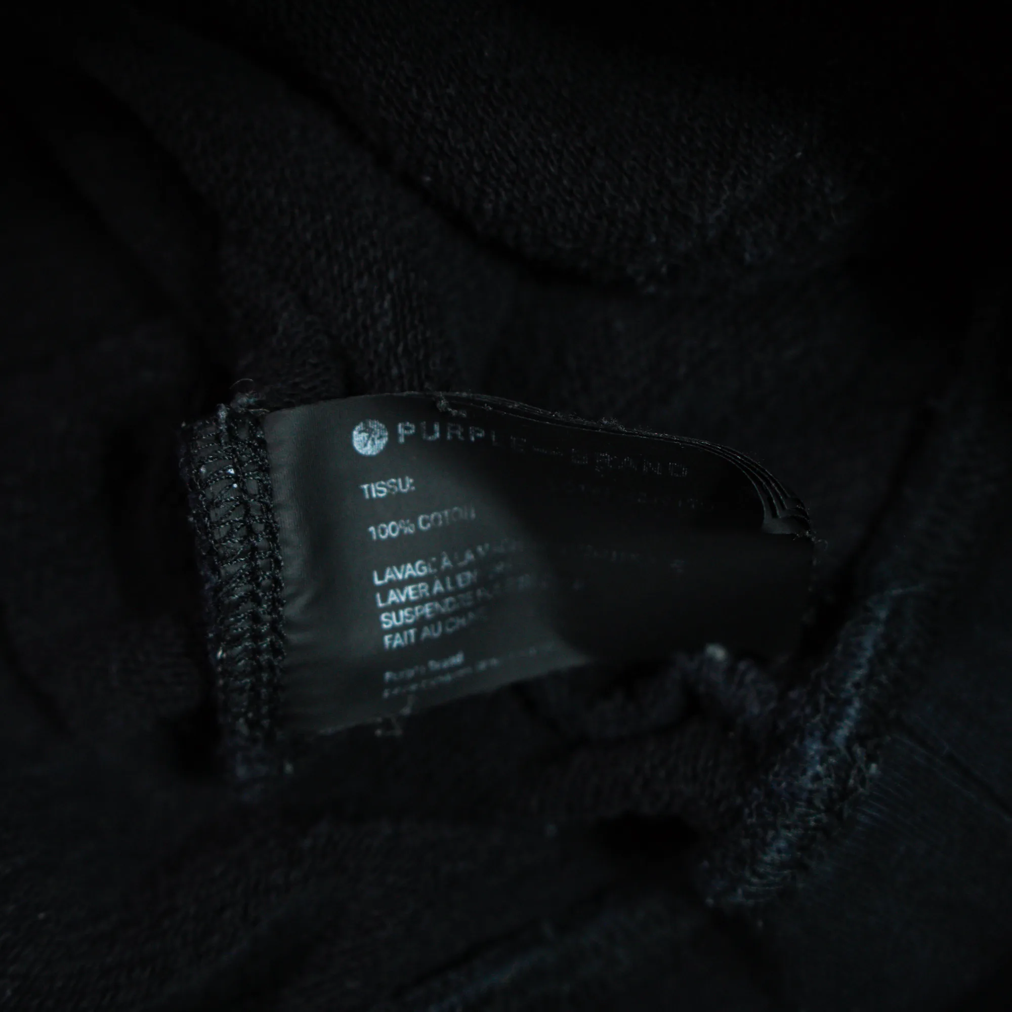 Purple Brand black hoodie 6