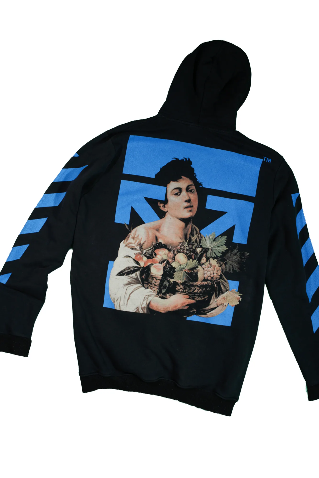 Off White hoodie Carravagio boy black 2