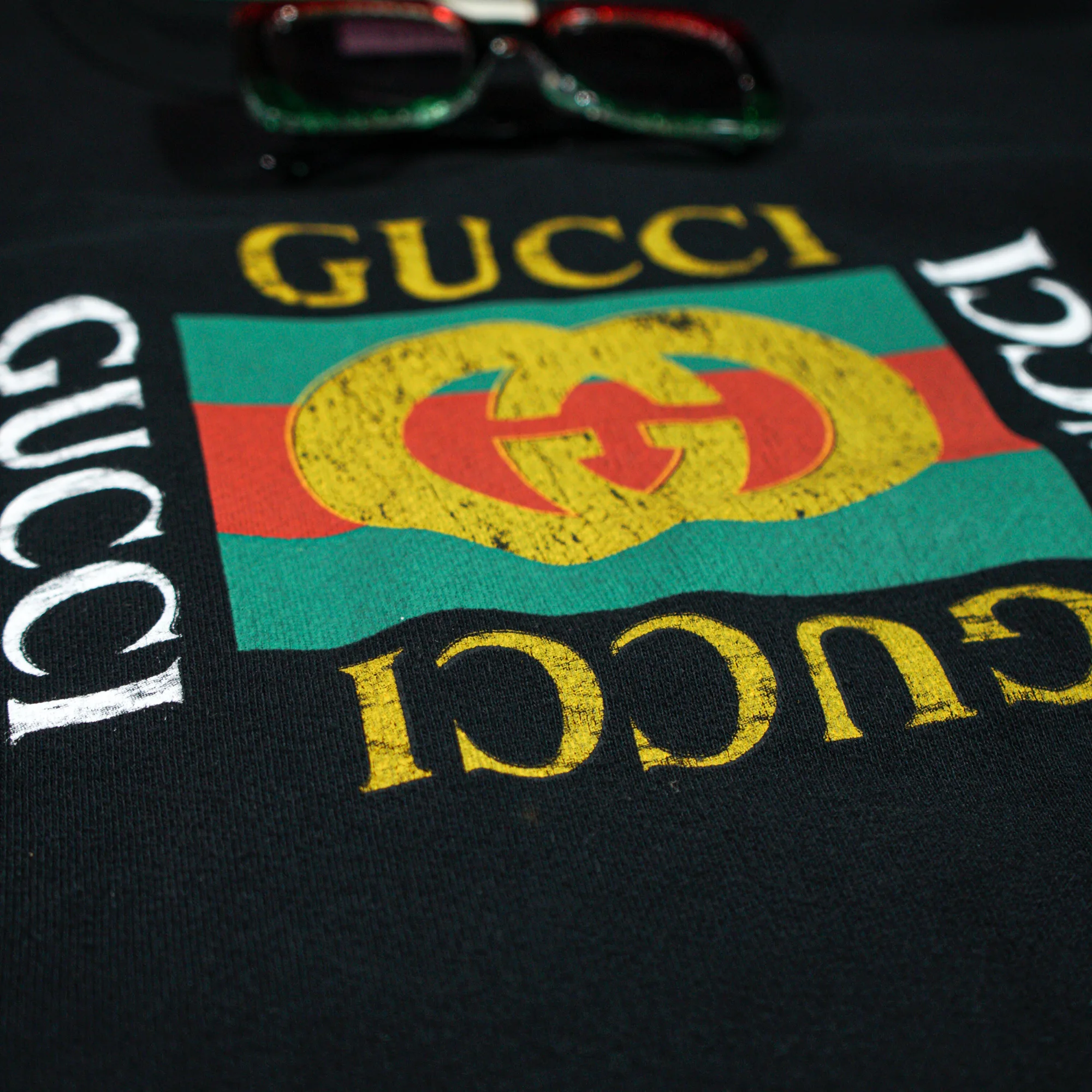 Gucci box logo long sleeve black 7